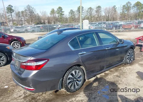 2017 Honda Accord Hybrid Touring from USA, damaged, VIN JHMCR6F76HC031515